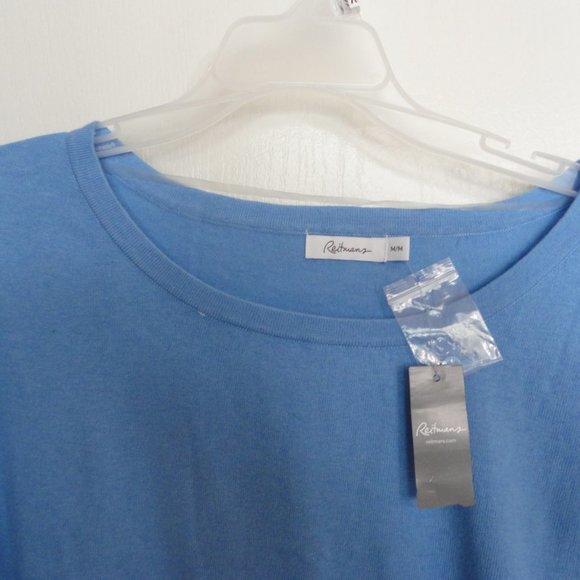 Reitmans short sleeve periwinkle blue sweater M - Picture 7 of 8